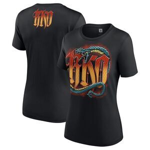 WWE Black Randy Orton RKO Viper Bite Short Sleeve Graphic T-Shirt. Small. NEW.